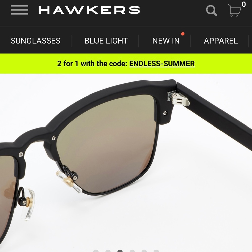 Hawkers Polarized Blue Mirror Sunglasses - Picture 9 of 14